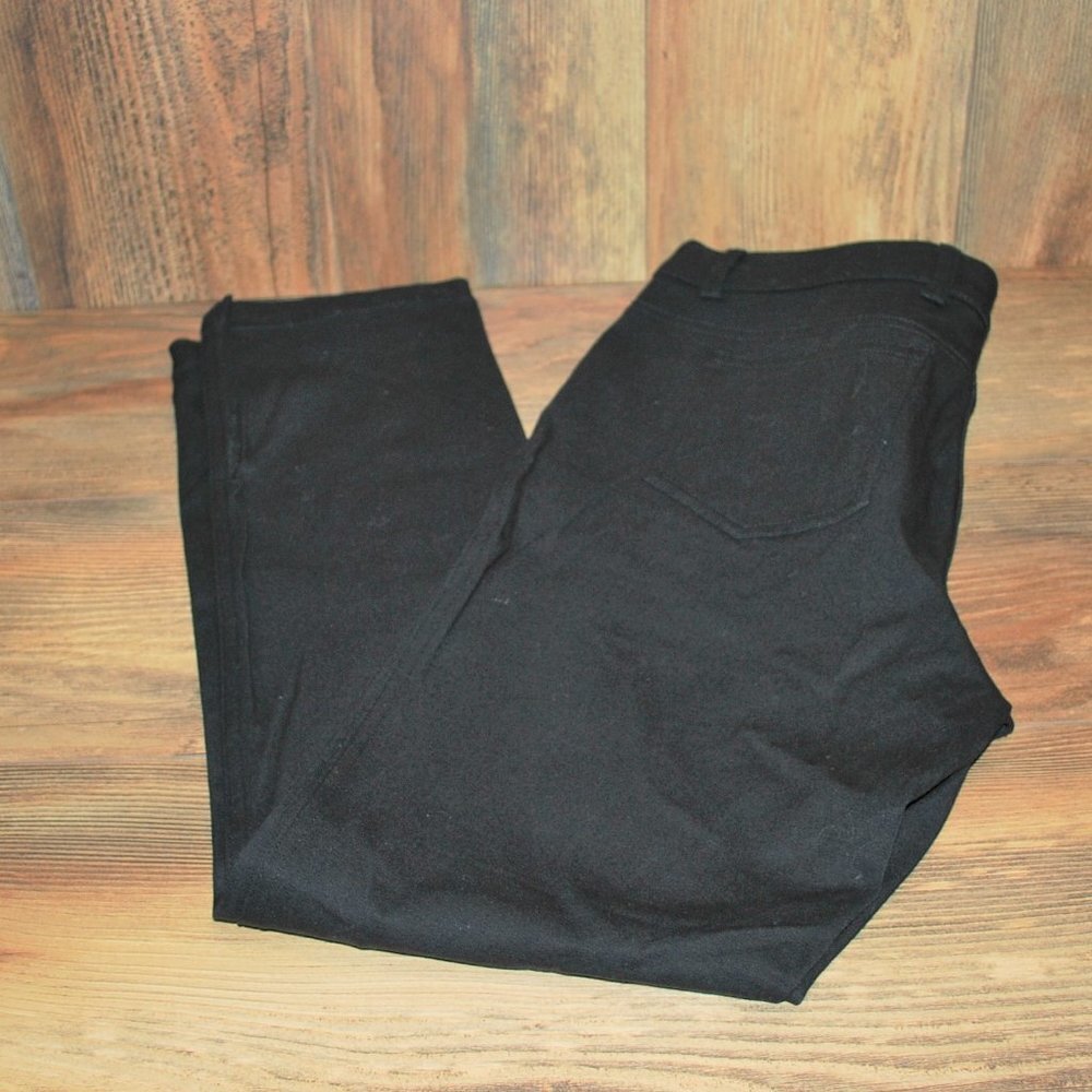 Rafaella Super Classic Stretch Black Pants Jeans 10